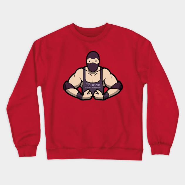 Wrestler Ninja Crewneck Sweatshirt by urban_ninja